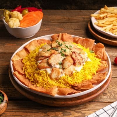 فته شاورما دجاج